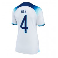 England Declan Rice #4 Hemmatröja Kvinnor VM 2022 Korta ärmar